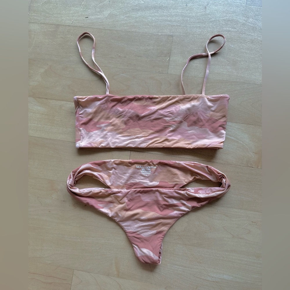 Mai underwear | terra camo | mod bikini top and everyday bottoms